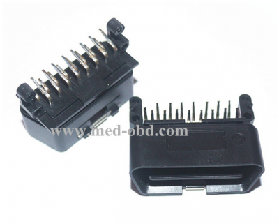 OBD2 Plug with Right Angle Pin