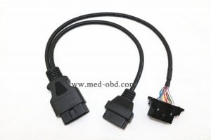 OBD2 Y Cable Adapter for HondaUniversal Snap In OBDII