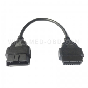 OBD2 EXTENSION CABLE J1962m to J1962f Male to Female Cable 1ft/0.3m