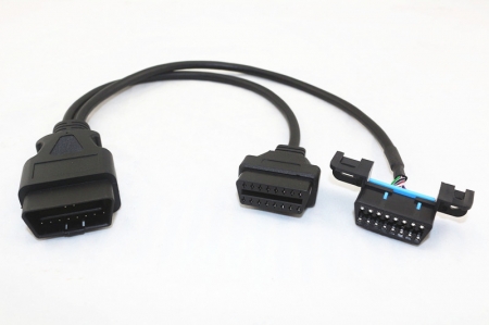 OBD2 Y Connector Cable Universal Underdash Type Y Adapter OBDII Intermotive