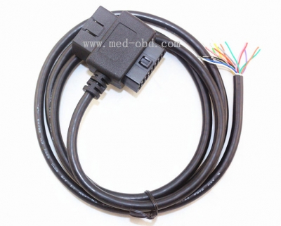 Cable, J1962M/F Pass-thru to Open End, 5ft