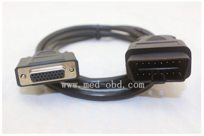 OBDII Cable, 16pin J1962m to DB26 female cable,obd2 to db26 for Honda